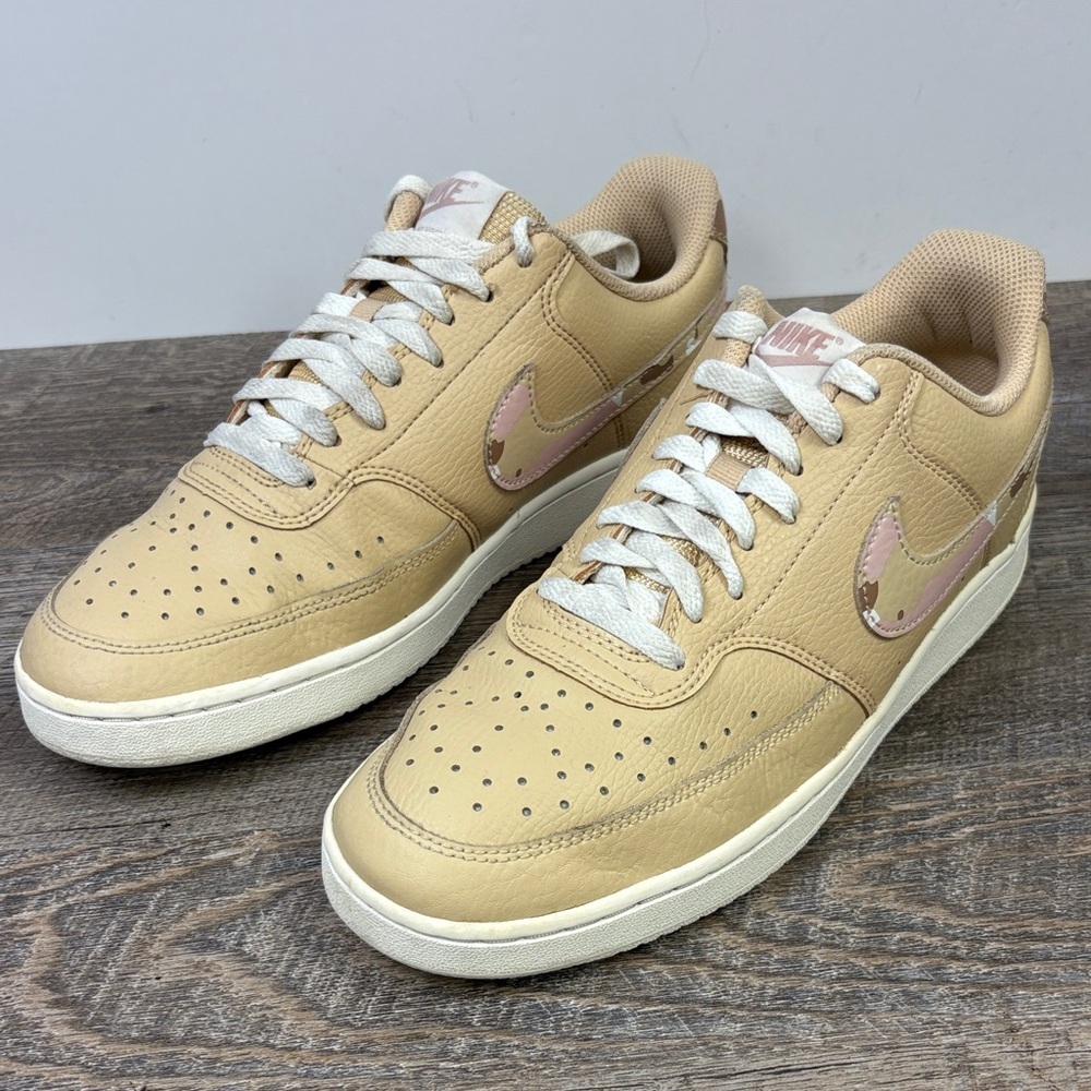 Nike Court Vision Low ‘Sesame Camo’ DX3734-200 Size 10